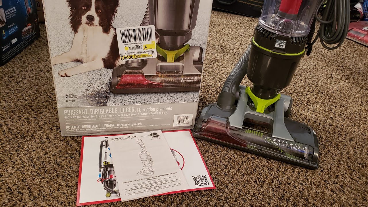 Hoover WindTunnel Air Steerable Unboxing & Assembly Tutorial (UH72400)