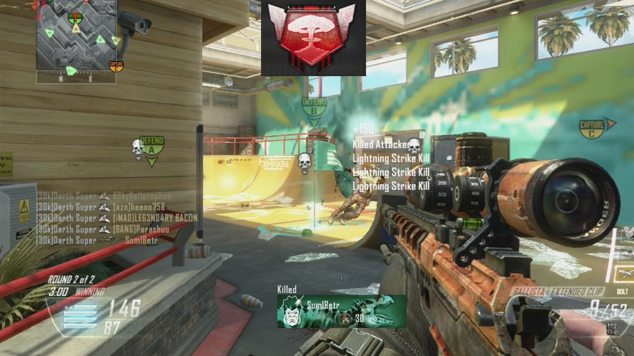 Insane!! NUCLEAR (94 Kills) - BO2 SNIPER NUCLEAR Gameplay My First NUCLEAR!!