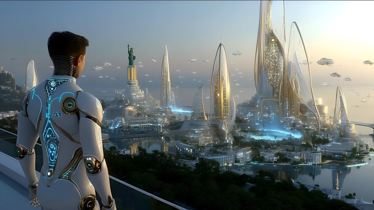 Future City 3500: The Paradise of Tomorrow | Sci-fi AI Short Film (4K) 