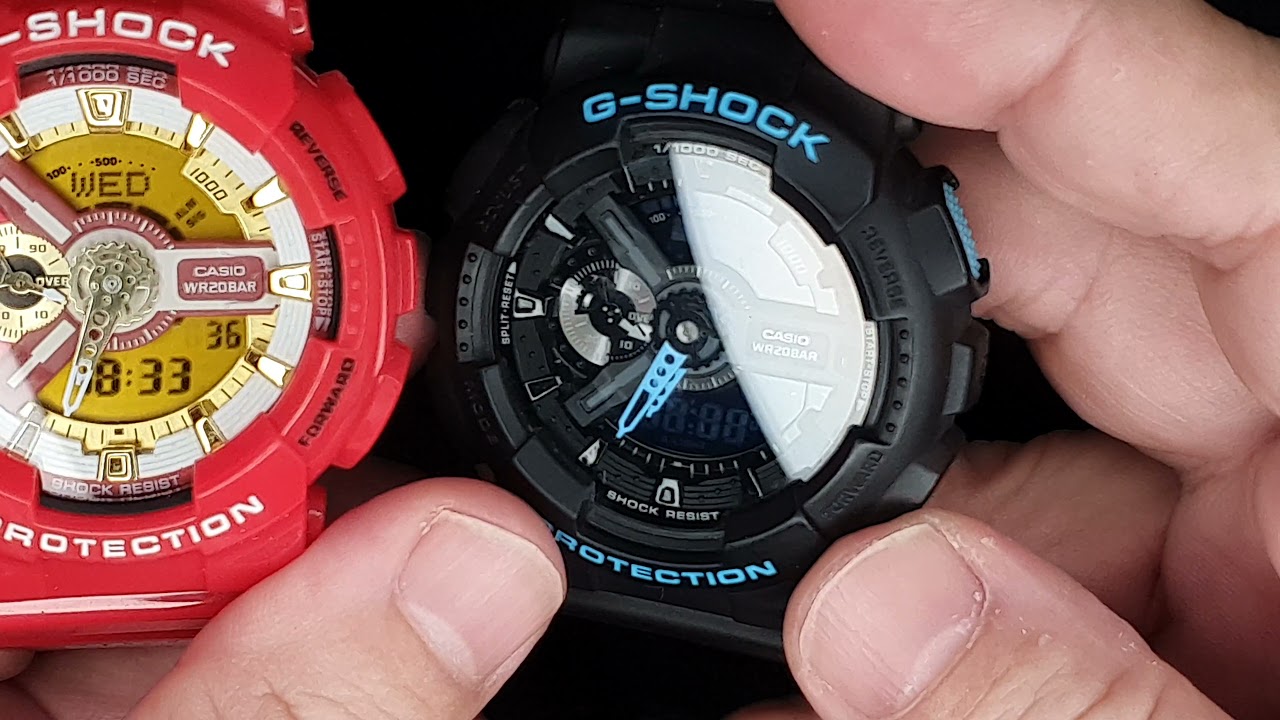 CASIO G-SHOCK GA-110 ORIGINAL X FALSO (ABRIMOS OS DOIS RELÓGIOS)