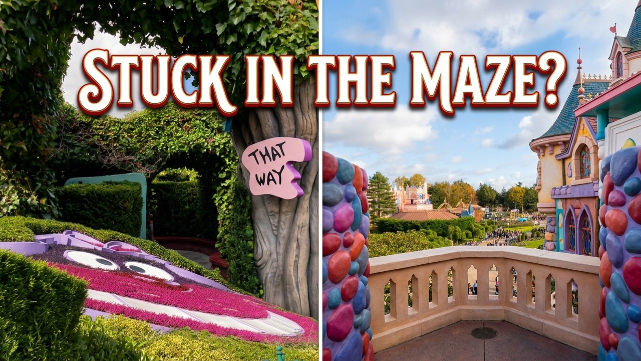 🌈 Alice’s Curious Labyrinth — Did We Get LOST in Alice’s Labyrinth?! Disneyland Paris Walkthrough