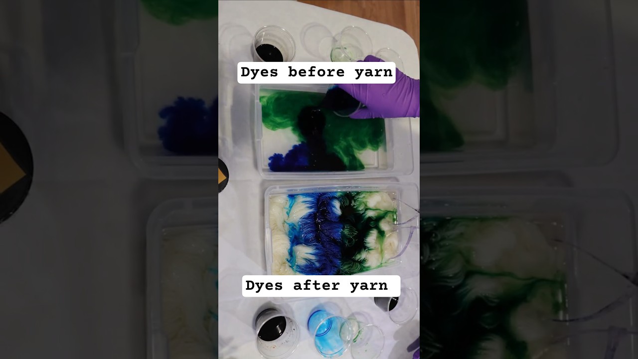 Adding dyes before the yarn - do we think I can do this reproducibly?