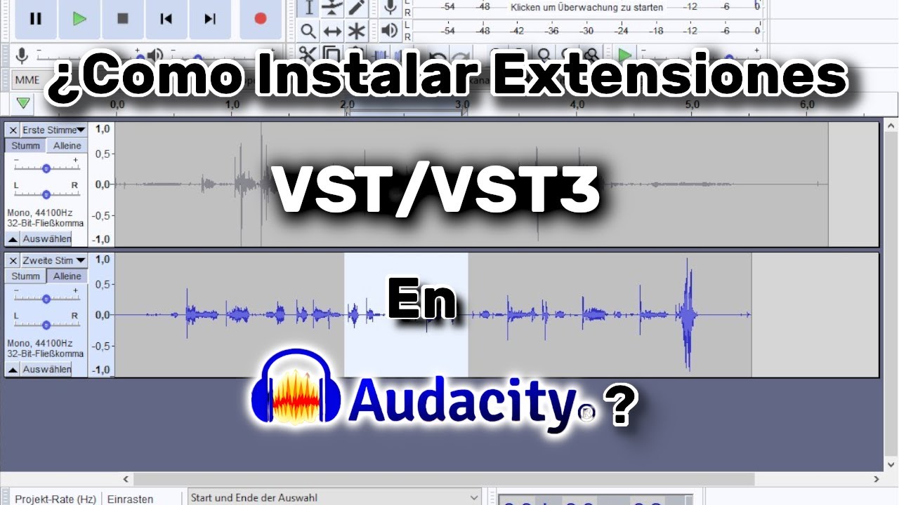 ¿Como Instalar Extensiones VST/VST3 En AUDACITY?