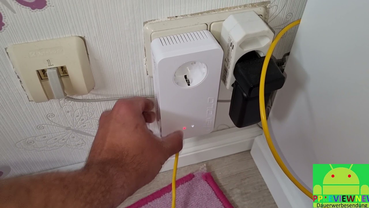 Devolo MESH WLAN 2 Power Line Internet bis in die 50 Meter entfernte Garage inklusive Wlan Hotspot