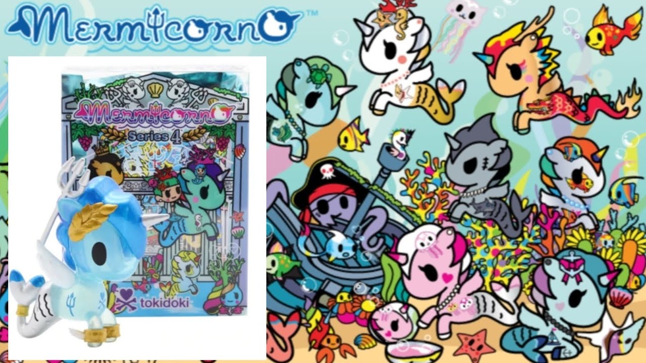 Tokidoki Mermicorno Series 4 Unboxing + Mystery unboxing 🦄