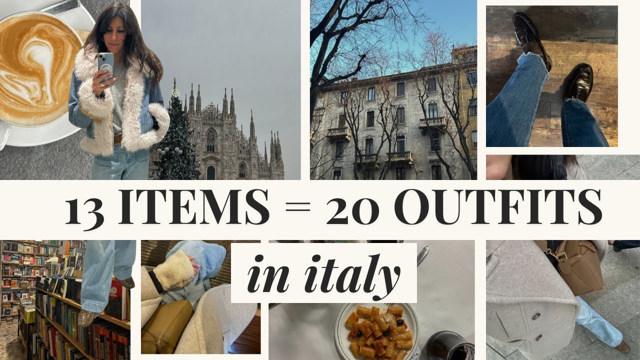Packing Light: 3 months, 13 Items, 20 outfits