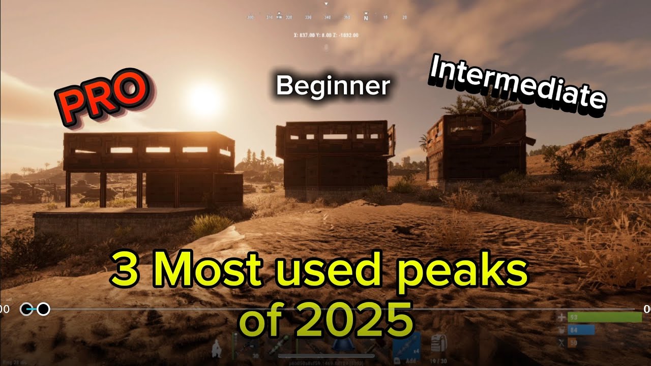 3 Most Used Peaks Of 2025 RUST Quick and easy how to 