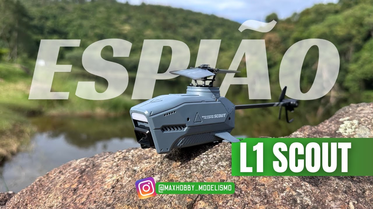 Drone 4DRC L1 Mini Spy 8K – Testei o Helicóptero militar
