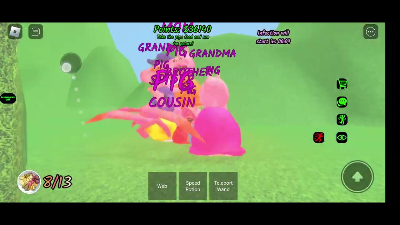 Hungry pig gameplay #2023 #roblox
