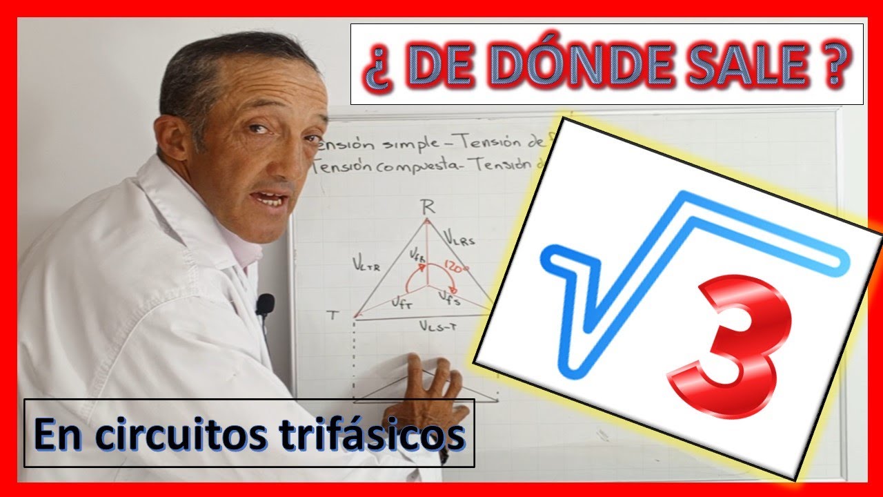 ✅ RAIZ DE 3 EN CIRCUITOS TRIFÁSICOS❓