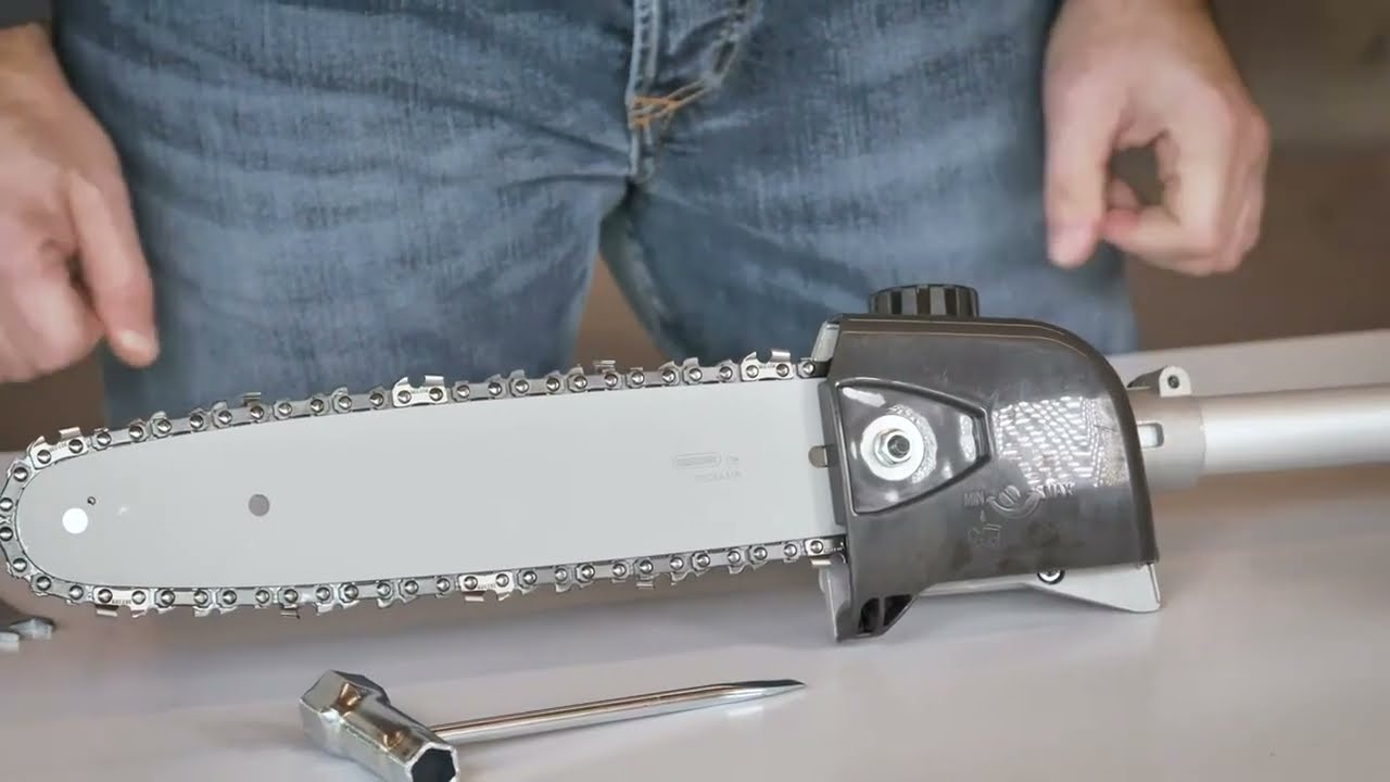 How to install bar & chain on your STIGA Petrol Multi-tool