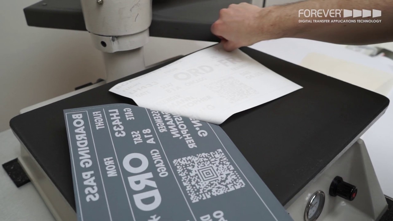 Print Your Boarding Pass onto Your T-Shirt with Flex-Soft (No-Cut)