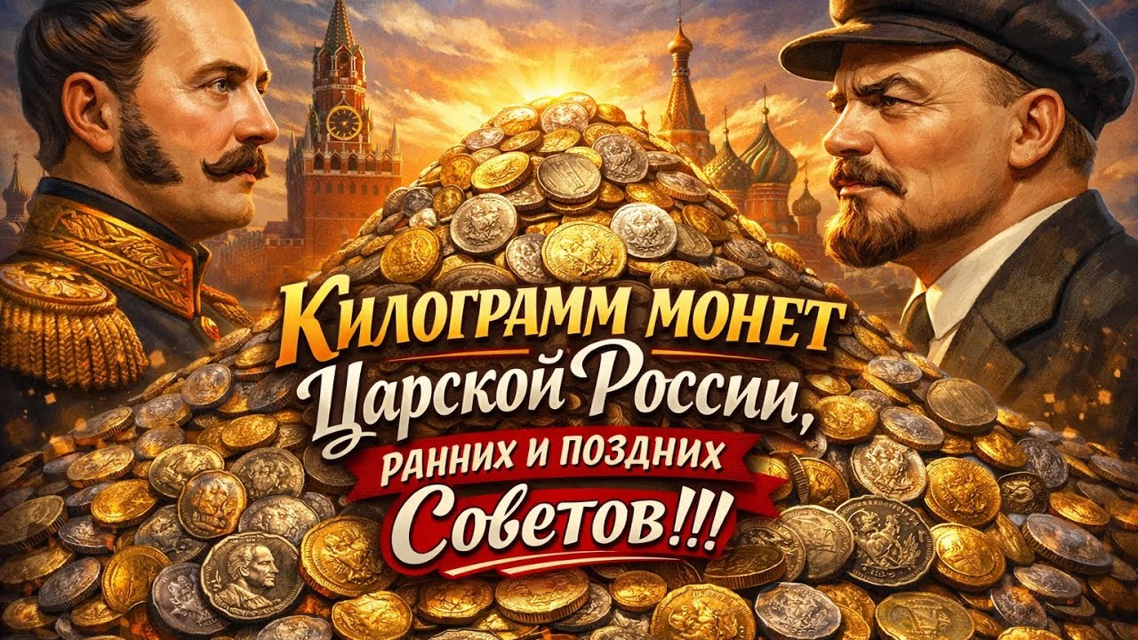 Распаковка монет Царской России