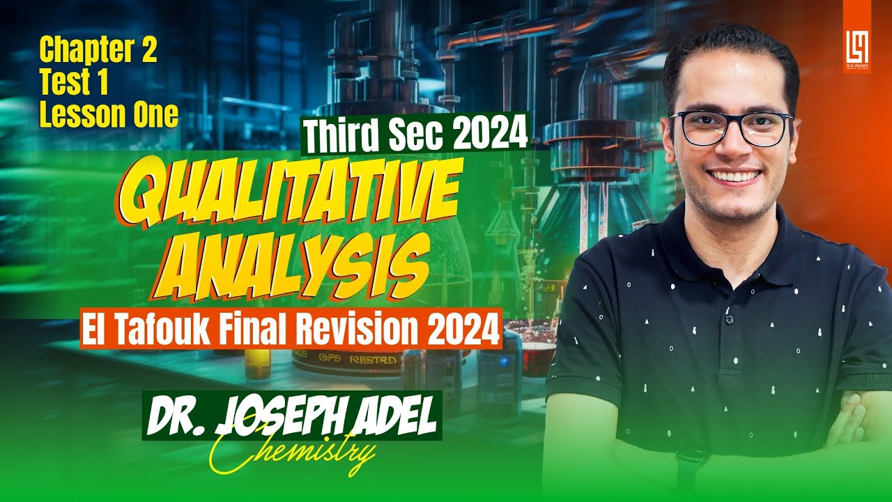 Third Sec. - El Tafouk Final Revision 2024 - Model 1 Exam Chapter 2 - مستويات عليا - Dr. Joseph Adel