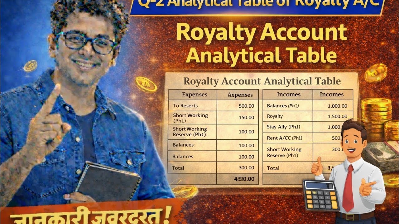 Royalty A/C Q 2 part (a)