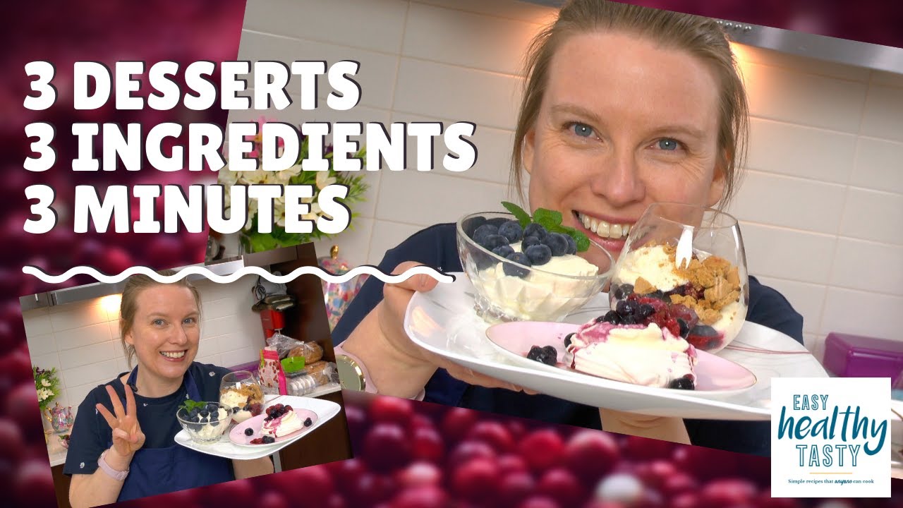 YOGURT DESSERT IDEAS - Quick, Simple, Tasty + BONUS RECIPE. Easy Healthy Tasty