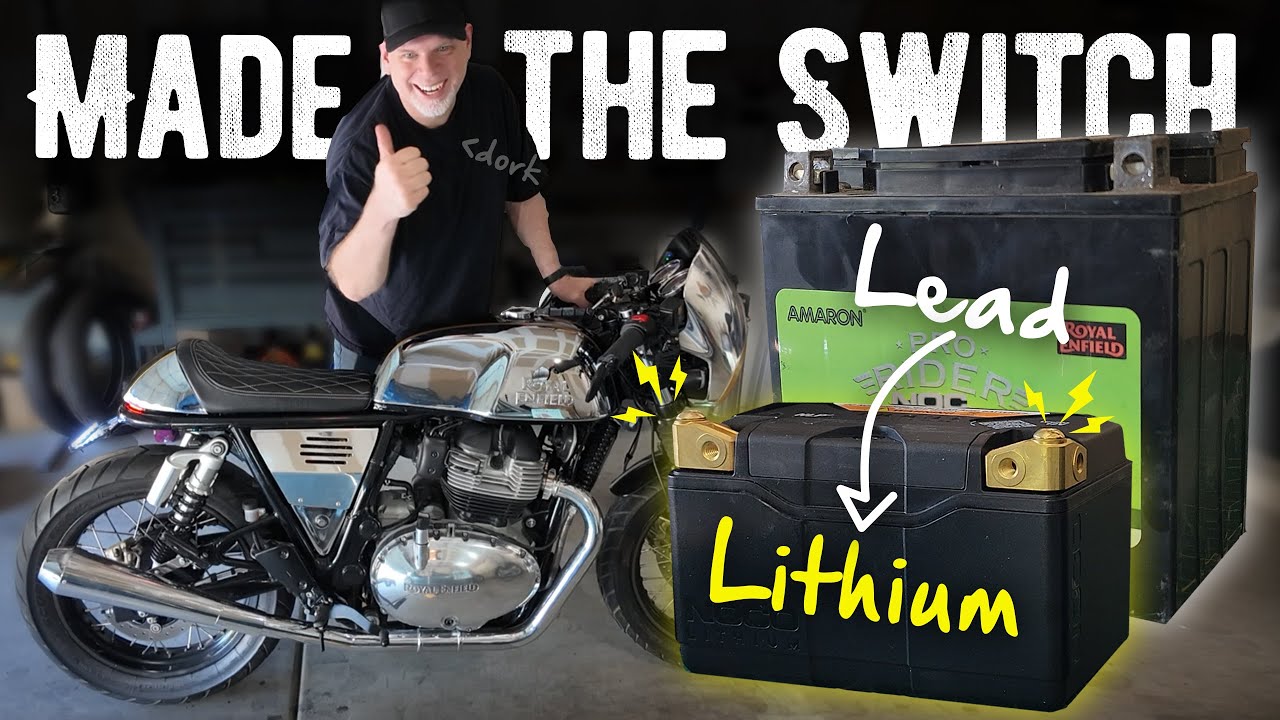 Install Lithium Battery | Royal Enfield Motorcycle Won't Start | Dead Battery Problems