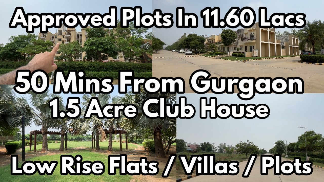 Approved Plots In Bhiwadi Under 12 Lacs In Gated Society In 100Acre Township On Bhiwadi Alwar Bypass