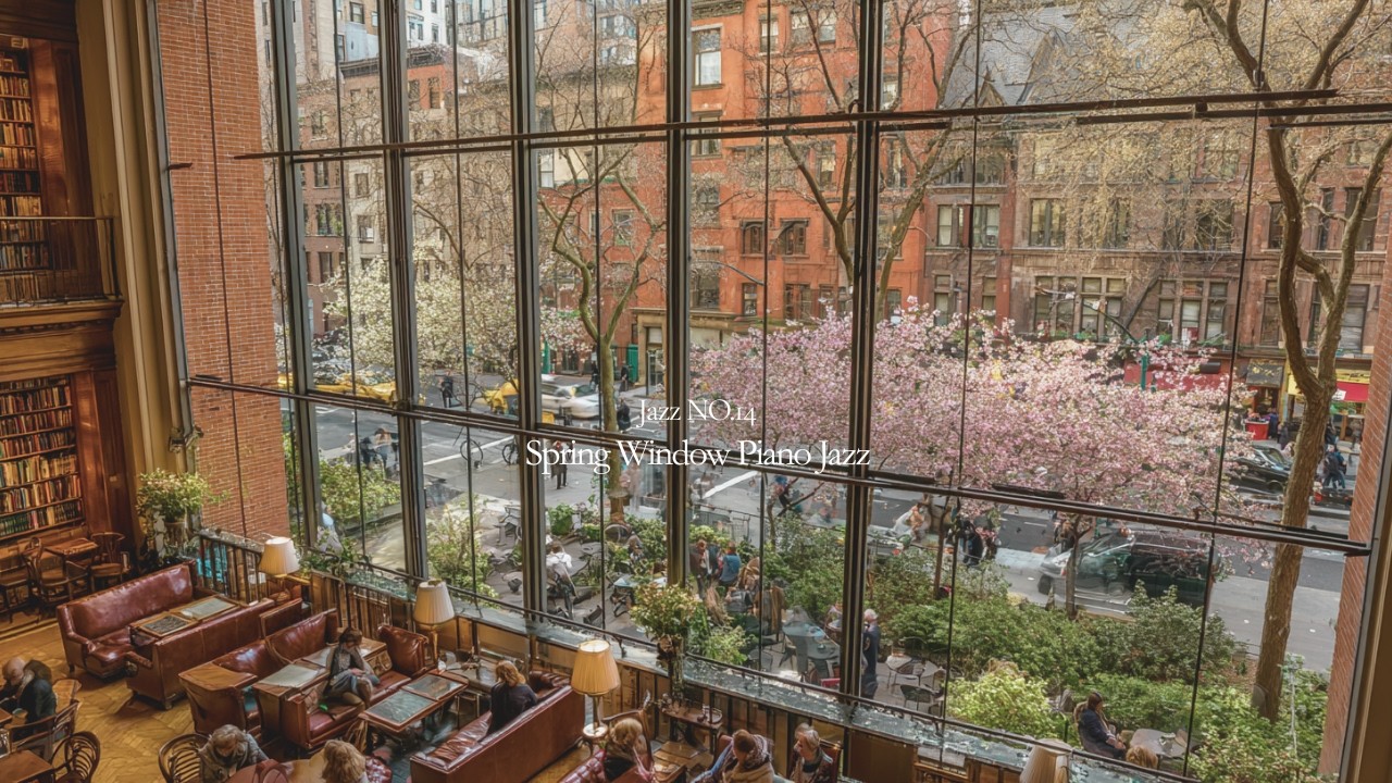 내 마음에 스며든 볕, 설레는 이른 봄 | Cozy Window Jazz Piano | Spring Cafe Music for Study & Work