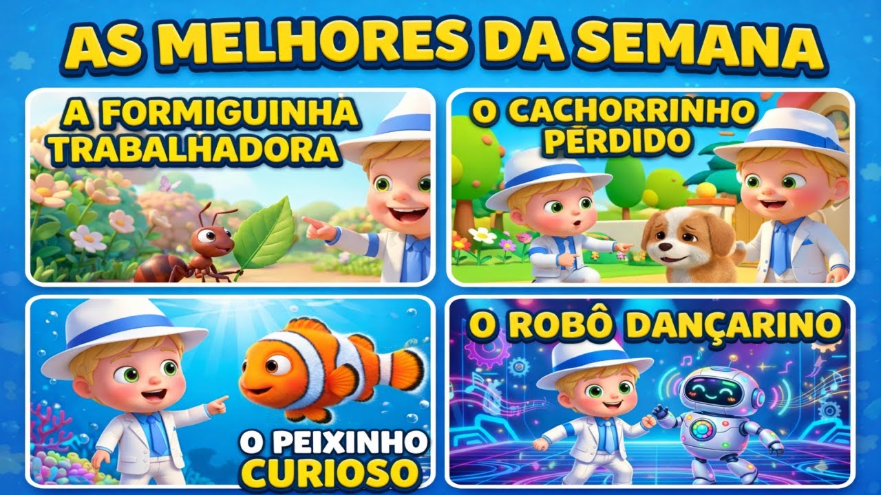 As Melhores da Semana | Músicas Infantis Divertidas para Bebês e Crianças