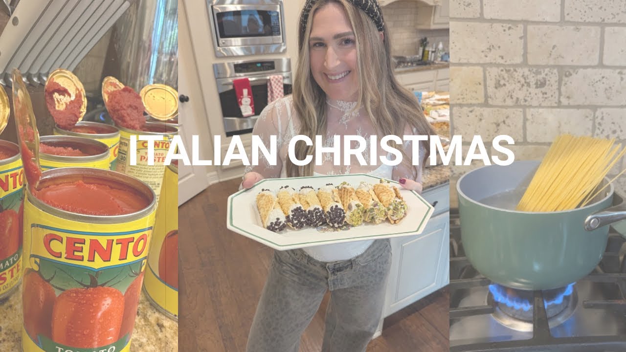 Vlogmas Day 10: Italian Christmas at Home 🇮🇹🍝🎄 | Sauce, Babies & Holding Space for Grief