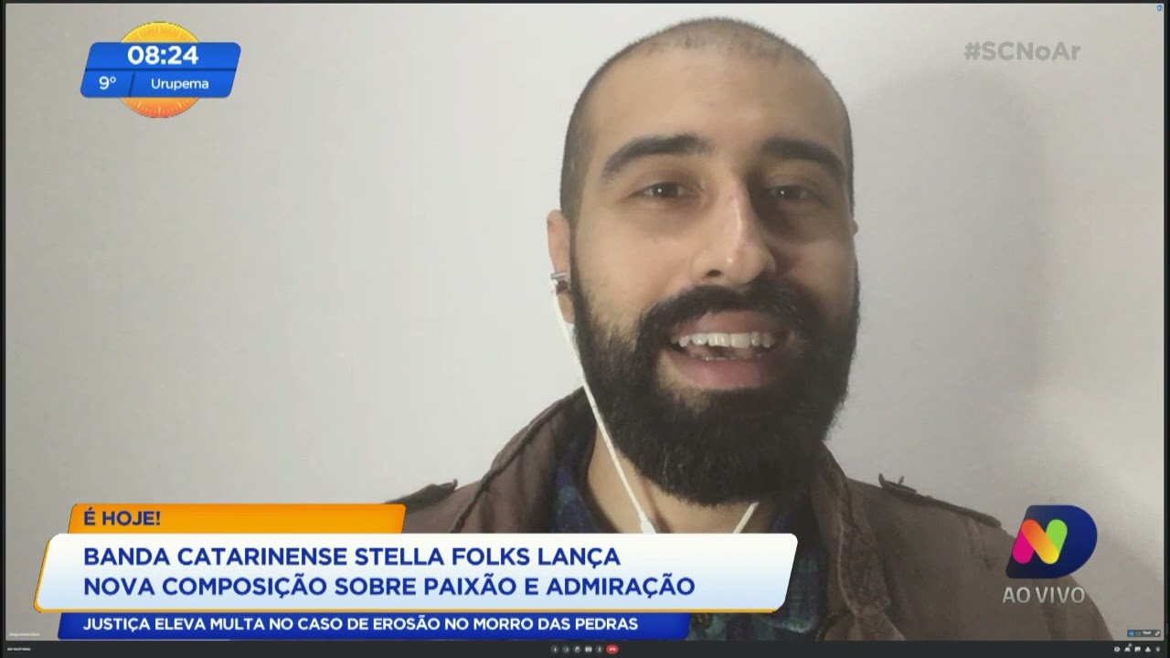 SC no Ar recebe o vocalista da banda manezinha Stella Folks, Thiago Mates