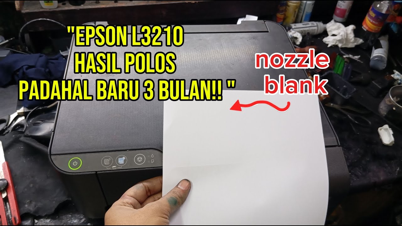 Epson L3210 Hasil Polos Padahal Baru 3 Bulan! Ternyata Ini Penyebabnya 😱