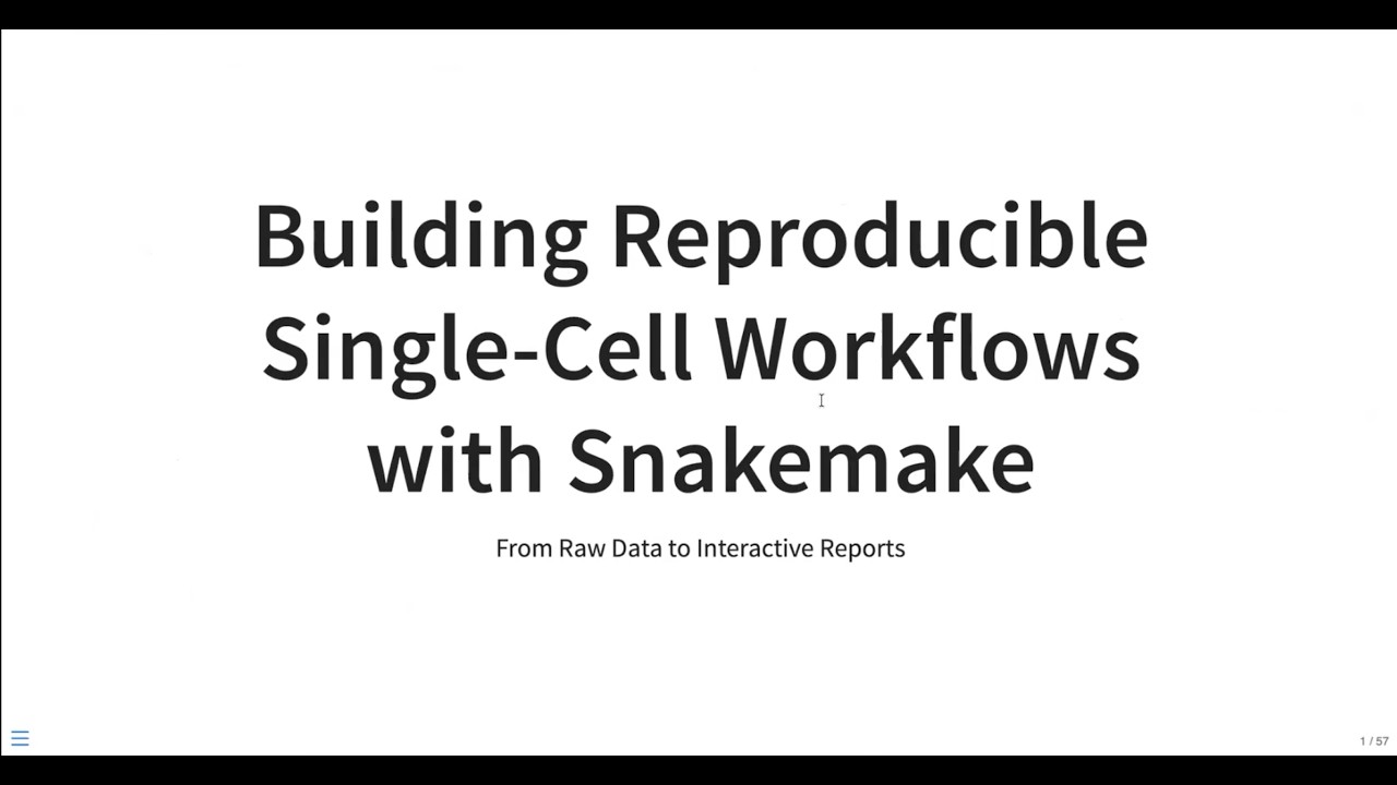 Scalable and Reproducible Single-Cell RNA-seq Pipelines Using Snakemake
