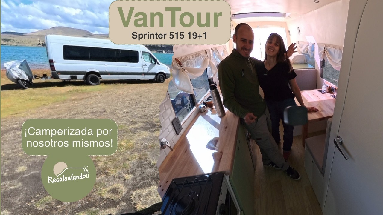 Van Tour | Mercedes Benz Sprinter 515 19+1 Camperizada por Nosotros