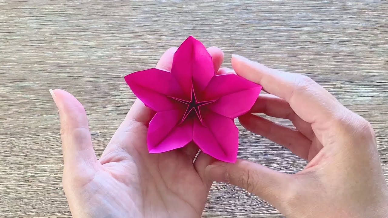 Origami Flower - Cherry Blossom in less than 10 minutes 🌸