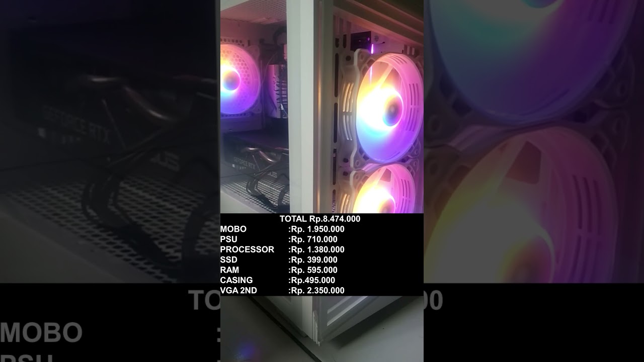 RAKIT PC 8,4JT SUPPORT INTEL NEXT GEN PROCESSOR + UPGRADABLE JANGKA PANJANG!