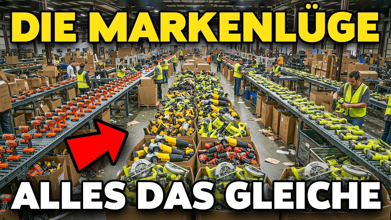 2 Firmen verkaufen 65% deiner Werkzeuge (Die Markenl&uuml;ge)