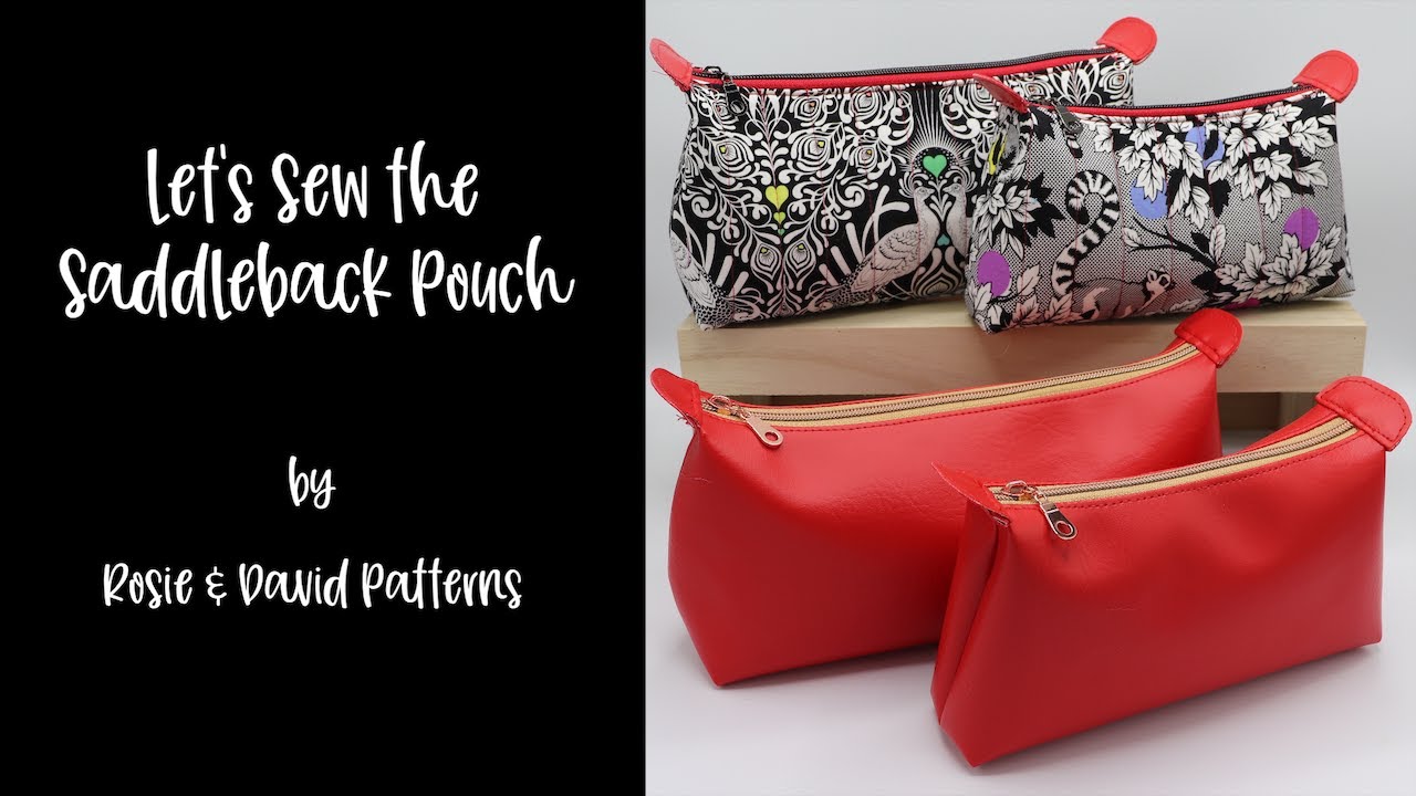 Let's Sew the Saddleback Pouch by Rosie & David Patterns