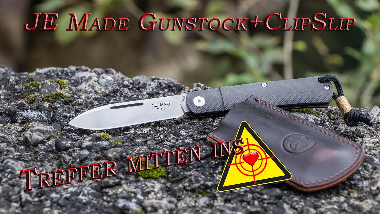 Vorstellung / Review:  JE Made Gunstock mit ClipSlip und Wanderung Risleten Schlucht