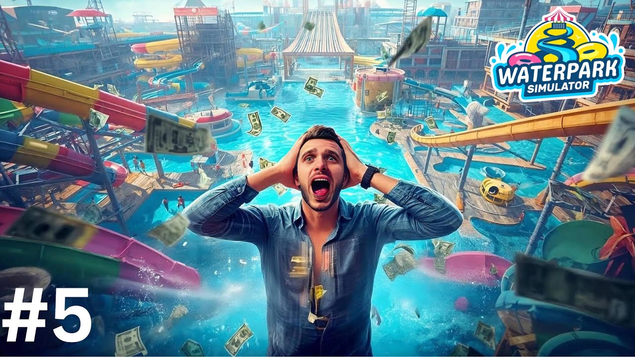 AM INVESTIT TOTI BANII IN PISCINE! WATERPARK SIMULATOR EPISODUL 5