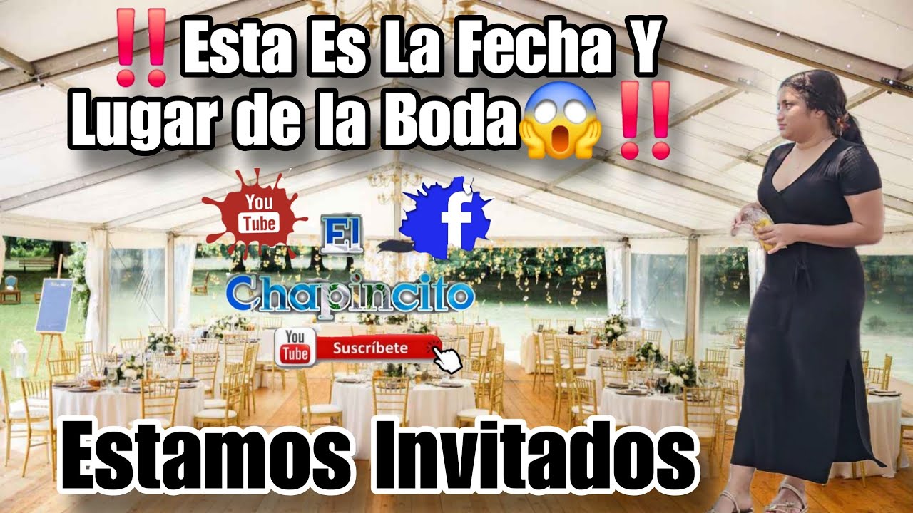 Fecha De Boda, Yasmin Se Casara Antes De Navidad, El Canal Del Chapincito Esta Invitado😱