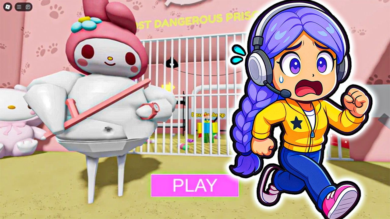 RUMI KPOP DEMON HUNTERS Plays MY MELODY'S PRISON RUN (OBBY)