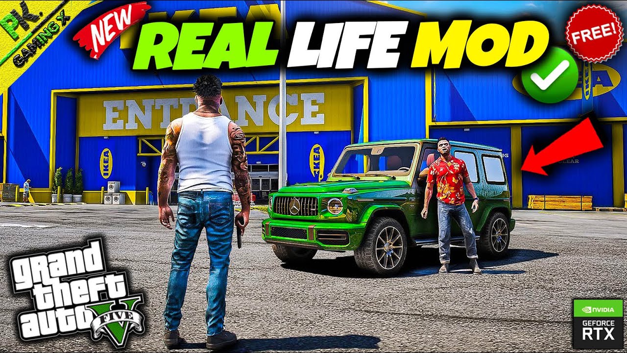 How to Install GTA 5 Real Life Mod 2025 🔥 | Live Real Life in Los Santos!