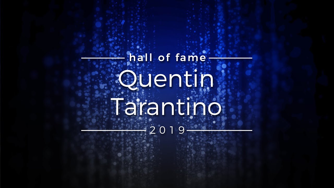 Quentin Tarantino accepts Final Draft's Hall of Fame Award