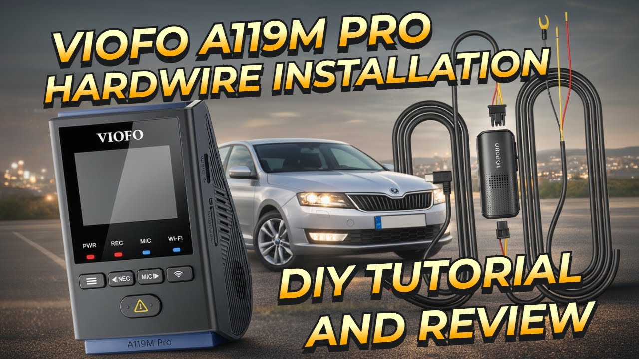 Viofo A119M Pro 4K  Dahcam Hardwire Instalation Tutorial and Review HK 6 DIY