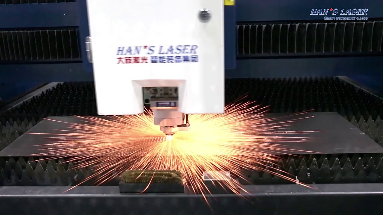 HANS LASER. Резка методом Flying Cutting