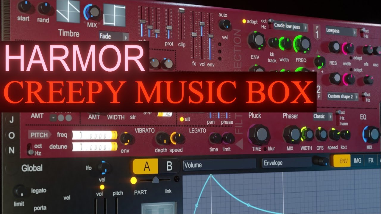Harmor Creepy Music Box Sound Design | FL Studio Tutorial