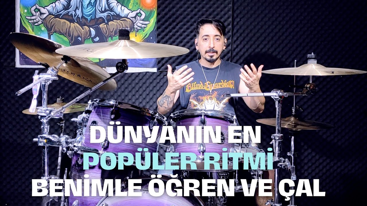 İlk Davul Ritmini Benimle Öğren ve Farklı Çeşitlemelerle Çal