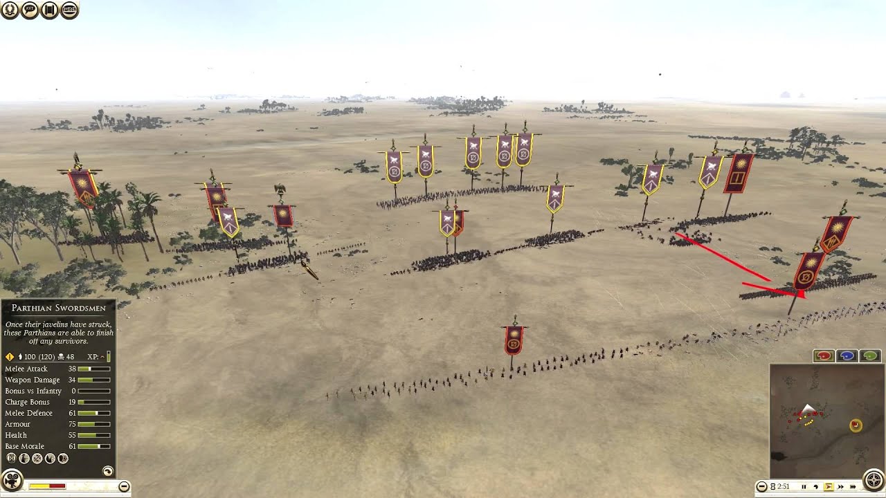 Total War: Rome 2 - The Parthian Surprise (Multiplayer Strategy & Tactics) 60 FPS