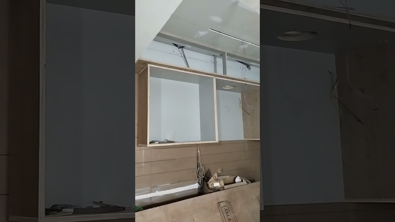 KITCHEN OVERHEAD CABINE & LOFT  WORK IN PROGRESS 