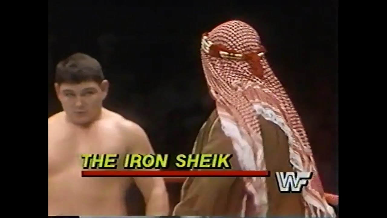 Iron Sheik vs Terry Daniels   Championship Wrestling June 9th, 1984