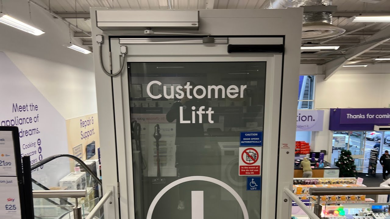 Phoenix platform lift at Currys basildon