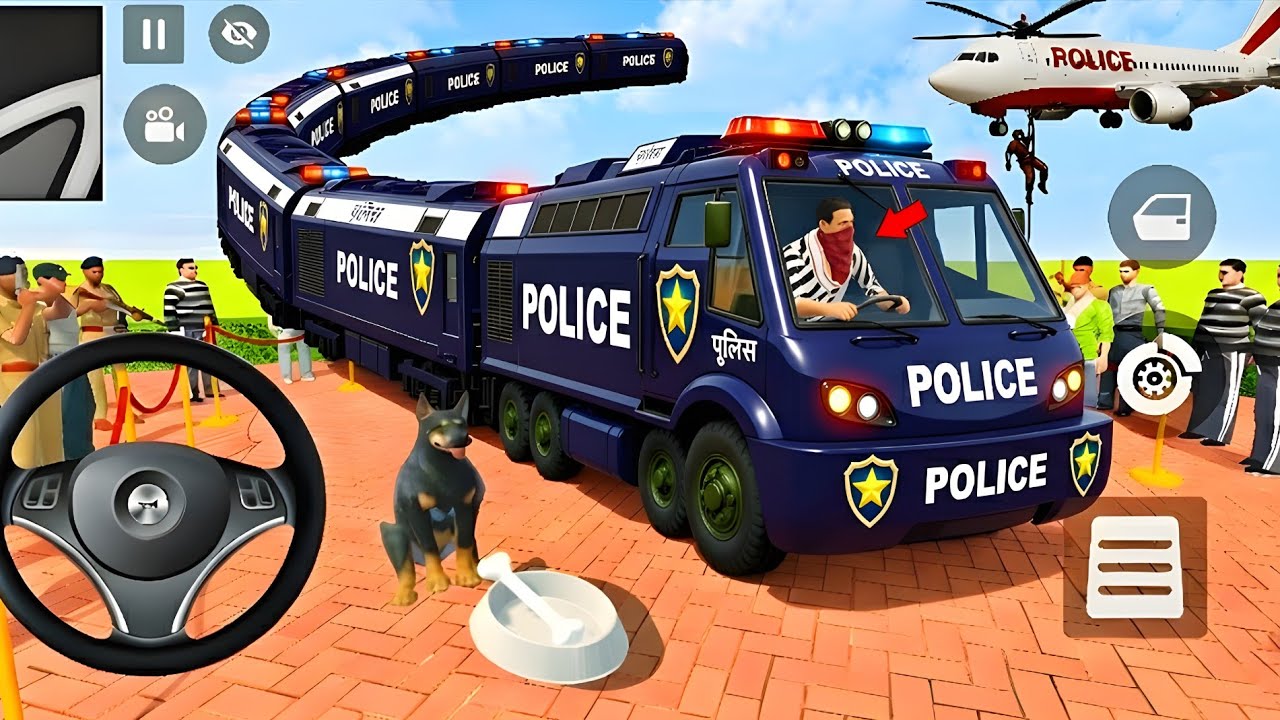 Franklin Purchase New Modified Heavy Police Dumper train🤑 Indian Theft Auto Simulator | New update💥🤩