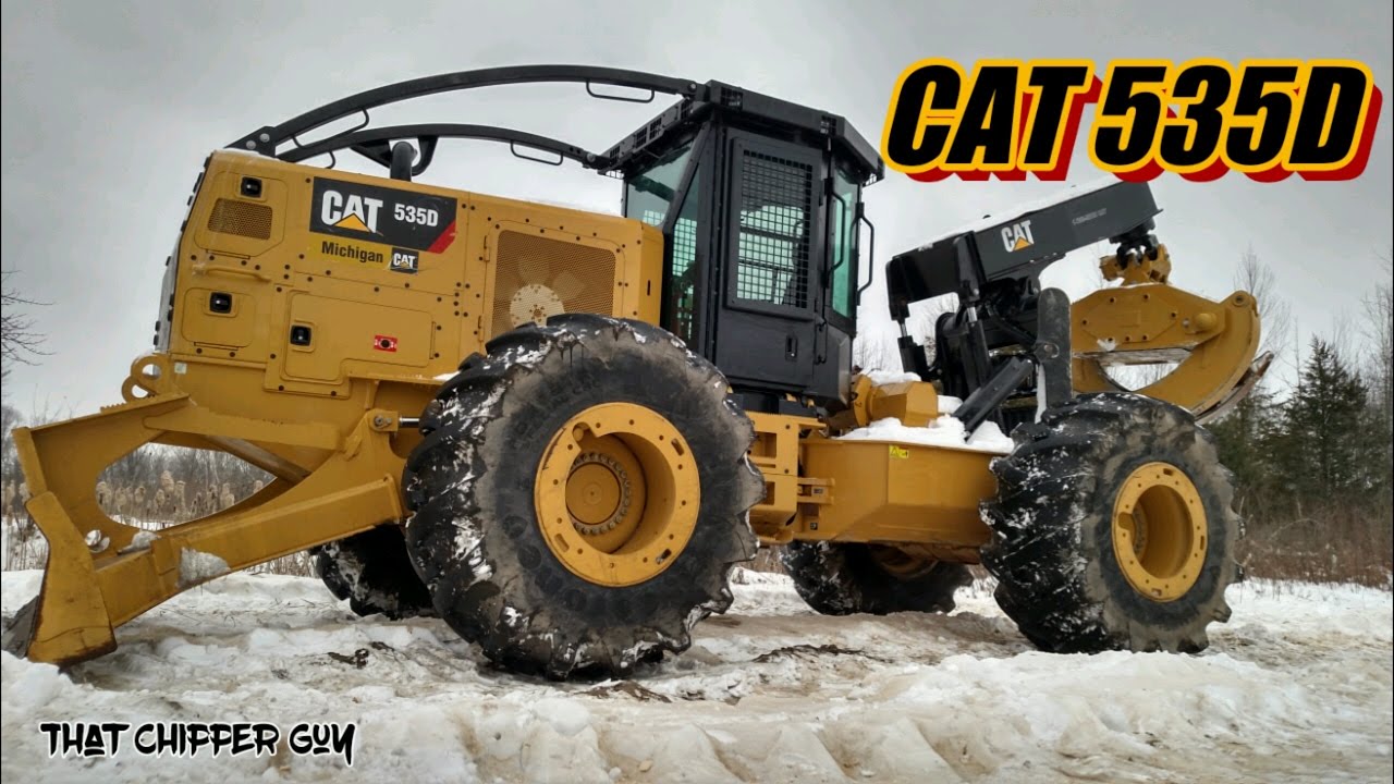 НОВЫЙ ТРЕЛЕВОЧНЫЙ ТРАКТОР CAT 535D!!!!