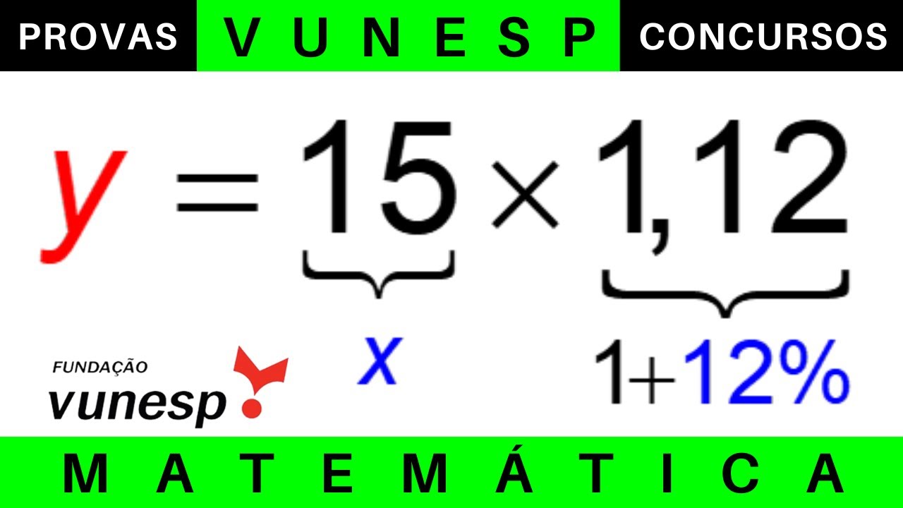 VUNESP 🔥 Matemática: OPERAÇÕES com NÚMEROS REAIS 